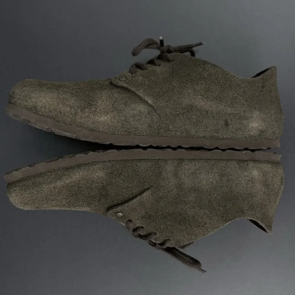 Birkenstock Maine Brown Suede Lace Up Clog Shoes EU 40 US 7.5M 9.5W Comfort